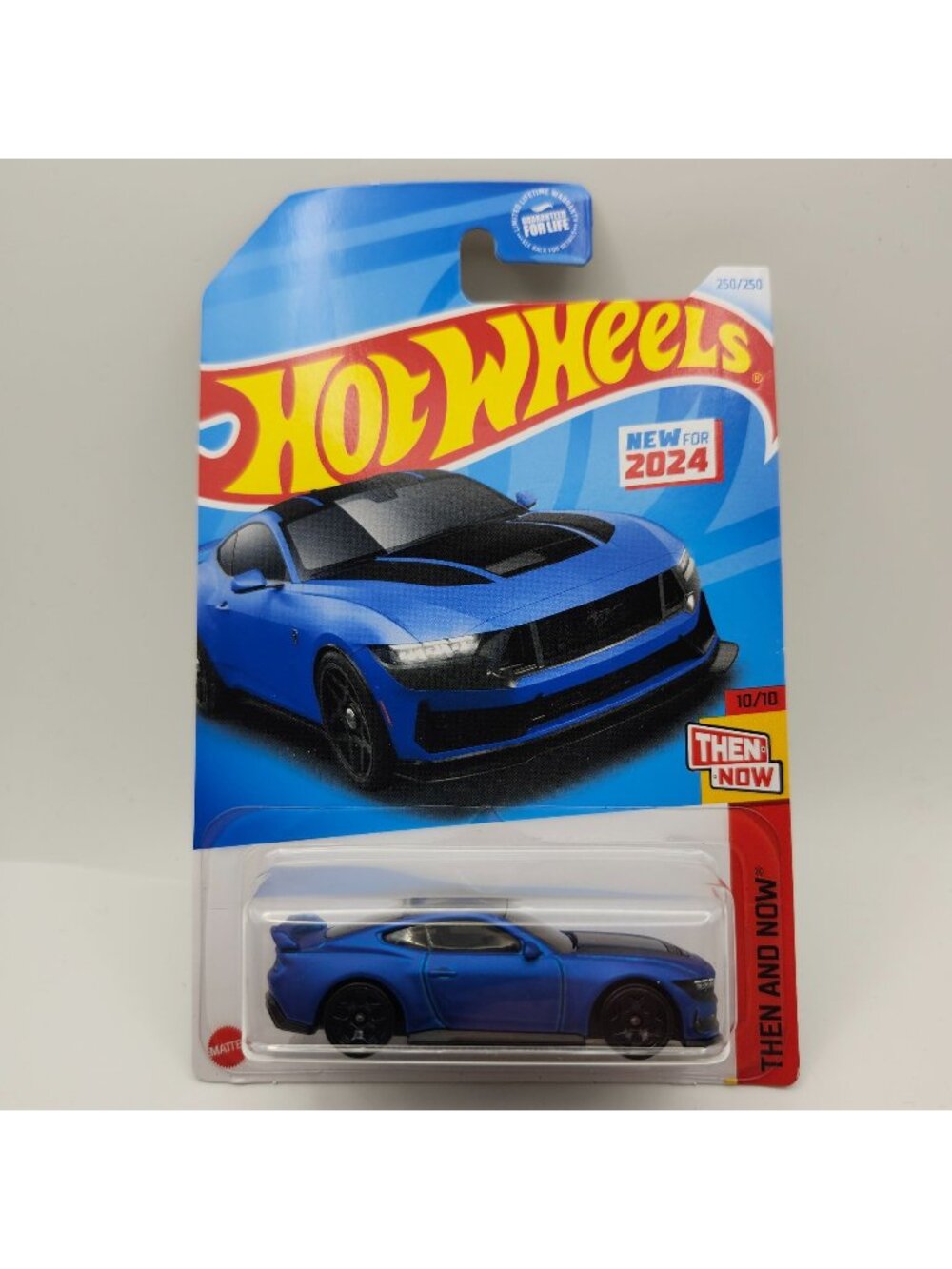 Hot Wheels Ford Mustang Dark Horse Blue Then And Now 10/10 250/250
